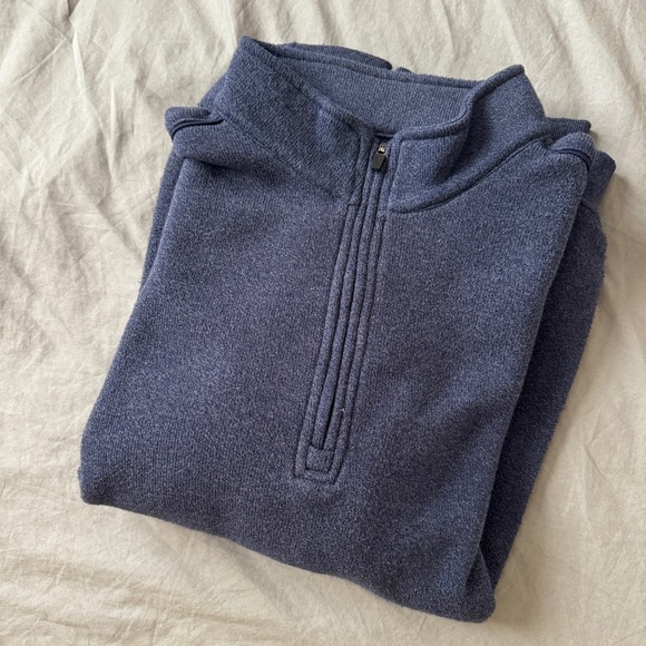 Navy blue PGA Tour half zip sweater - Picture 2 of 8